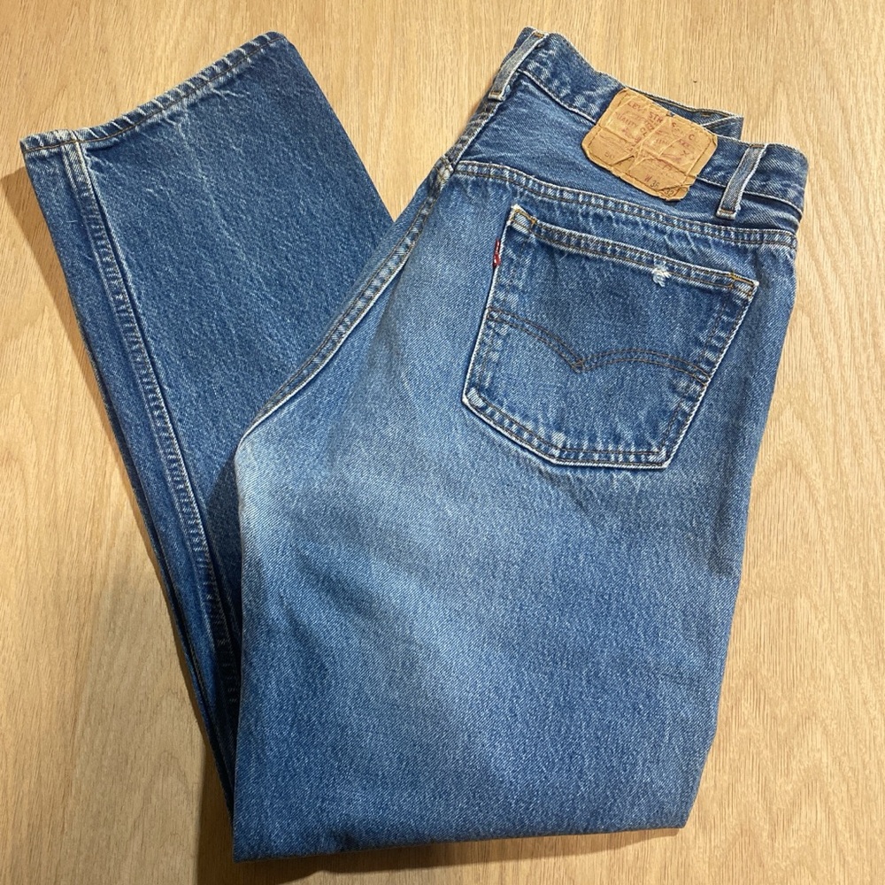 Vintage Levi's Jeans 501xx Buttonfly Straight Leg Faded Jeans Size 36x32 USA